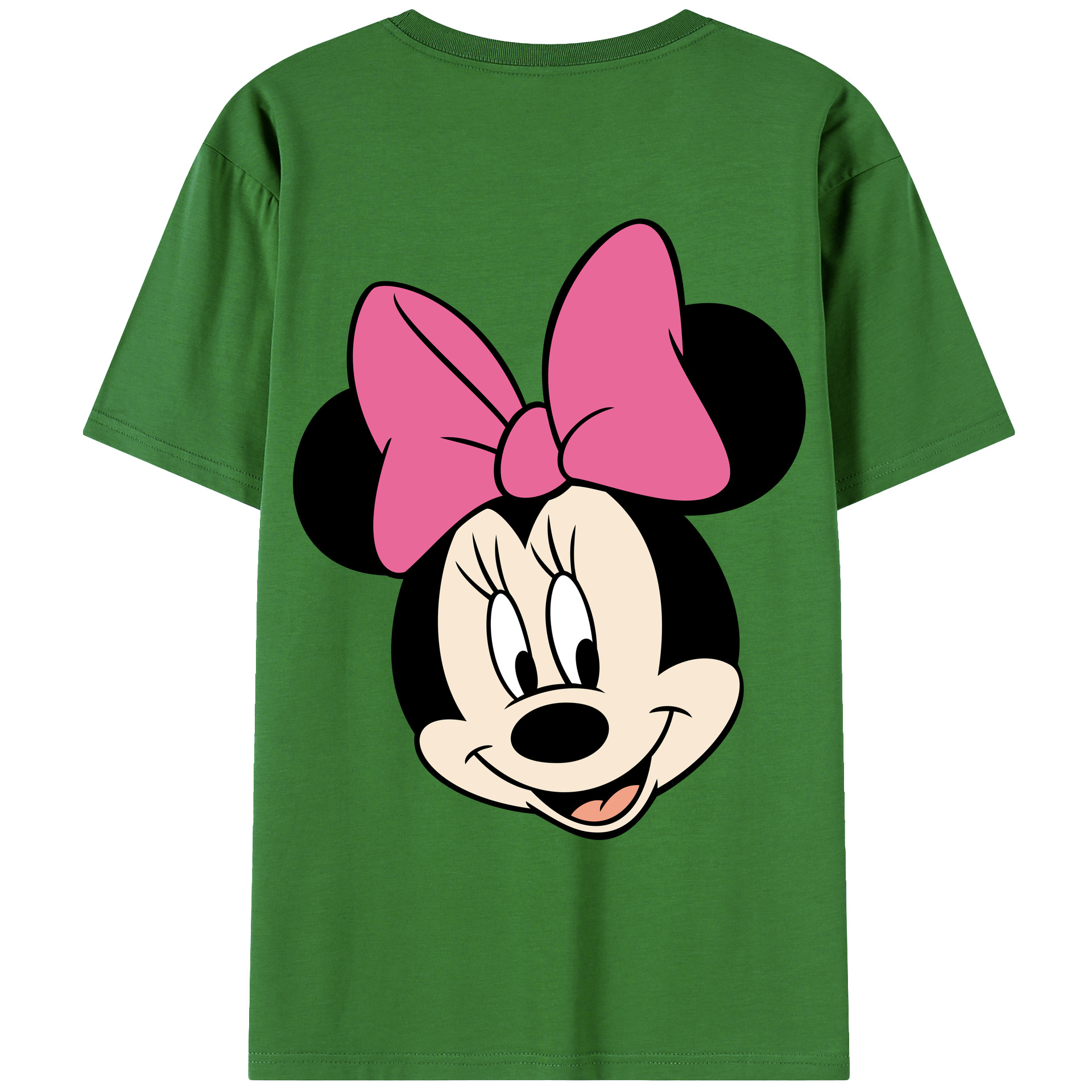 （画像用） ミッキーマウス Mickey Mouse レディース半袖Tシャツ(バックプリント)